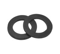 16-120Pcs Black Rubber Flat Washer M5 M6 M10 M15 M20 M25 M32 Sealing Spacer Gasket for Faucet Pipe Water Hose Fastener Bolt(32x46x4mm 120pcs)