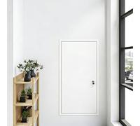 16"×16"/28"×40"/32"×32"White Metal Access Panel with Lock/Keys Inspection Door Flap(30x32in/76x81cm)