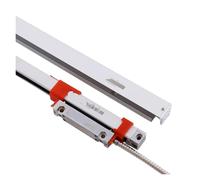 16 * 16mm Slim DRO Linear Scale KA200 120 130 140 150 160 170 180 190 200mm 0.005mm Thin Optical Encoder Line Precision and Muti-Function,Silver-KA-200 130mm travel