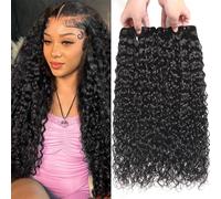 16" 18" 20" 22" 22" 10A Brazilian Virgin Human Hair Extensions Wet & Wavy 100% Unprocessed Burmese Curly Hair Extensions