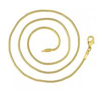 16/18/20/22/24/26/28/30 Inch 2MM Snake Chain For Woman Men Jewelry