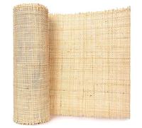 16"/18"/20"/22"/24"/28"/36" Width Rattan Cane Square Webbing Roll, Open Mesh Net Cane Webbing Sheet, Weave Wicker Cane Webbing for Chairs ,Pole Wrap Rattan Fabric DIY Craft Projects Furniture Decor (