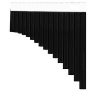 16/18 Pipe Pan Flute Special C Key Beginner Musical Instrument(Black)