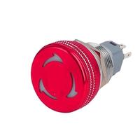 16/19/22mm 1NO1NC Stop Metal Button Switch With LED Light Waterproof Rotary Power Switches 5V 12V 24V 220V
