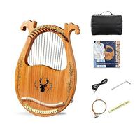 16/19 String Electric Box Harp, Comes With Pickups, Can Be Connected To Speakers, A Variety Of Styling Patterns To Choose From, Maany Body, Beginner Niche Instrument, Eas,16,String, Classical