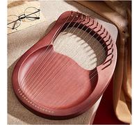 16/19-string Harp, Solid Mahogany Harp, With Tuning Wrench, Adult Musical Instrument For Music Lovers (Color : D-16 string) (Color : E-16 String)