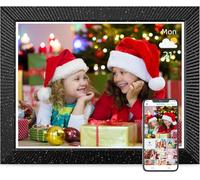 16.2 Inch Large Digital Picture Frame WiFi 32GB - Digital Photo Frame with HD IPS Touch Screen, Motion Sensor, Auto Rotate, Wall Mounted, Share Photo Video via App Email, Birthday Gift for Mom and Dad