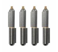 16 * 20 * 120mm 4Pcs Weldable Barrel Hinge, Steel Weld On Bullet Hinge Heavy Duty Door Hardware for Metal Gate Swing Door Trailer Ramp