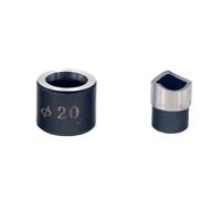 16/20/22/26.2/27.5mm Conduit Punch and Die for SYK-8 SYK-15 Hydraulic Knock Out Driver Round Die, 1 Pcs(20mm)