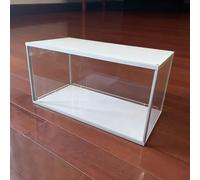 16 20 24 28 in Width Acrylic Display Case, Clear Acrylic Box with Sliding Door, Dustproof Storage Organizer Box for Figures, Toys, Cars(40x35x60cm/16x14x24in)