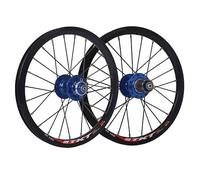 16/20 Inch Folding Bike Wheelset Disc Brake BMX Sealed Bearing Support 8-9-10-11 Speed Cassette Quick Release Front 100mm Rear 135mm Front/Rear Wheel 24