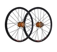 16/20 Inch Folding Bike Wheelset Disc Brake BMX Wheelset Sealed Bearing Support 8-9-10-11 Speed Cassette Quick Release Front 100mm Rear 135mm Front/Rear Wheel 24