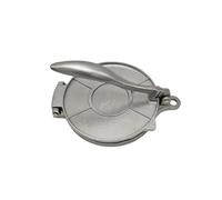 16/20cm Tortilla Press Maker Aluminium Alloy Manual Pressing Tools Kitchen Bakeware Cooking Accessories Round Pizza Spatula(Silver 20cm)