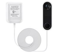 16-24 Volt Transformer, Compatible with Arlo Video Doorbell C Wire Power Adapter, Certified 20VAC 500mA Transformer 5m Cable Supply Power Compatible with Arlo HD Audio Bell
