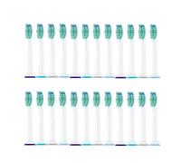 16/24pcs Electric Toothbrush Replacement Heads，Compatible for Philips，Sonicare Replacement Brush Heads Click-on Handles(24pcs)