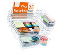 16/25 Pcs Dressing Table Organiser Drawer Divider Make Up Drawer Kitchen For Office
