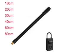 16/30/40/60/80CM Air Rubber Replacement Hose Extension Tube Adapter Inflator Pump For Xiaomi mijia Portable Electric Compressor 16CM