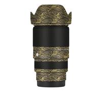 16-300 3.5-6.7 Lens Skin Vinyl Wrap Film Camera Protective Sticker for Sigma 16-300mm F3.5-6.7 DC OS fit for Sony E Mount Photography Accessories(Wave Gold)