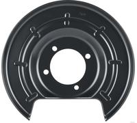 16"/ 312,8/ 85/ J3350900/ REAR LEFT/ STOVED ENAMEL/ ZINC-COATED SPLASH GUARD
