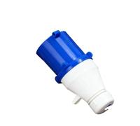 16/32A 3/4Pin Industrial Plug Connector Waterproof IP44 Insulated Socket Set Standard Connecting Equipment(16A 3P-Blue,1PC)