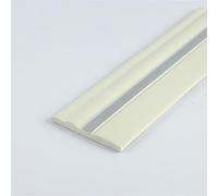16.4/32.8FT Vinyl Wall Base Baseboard Molding Trim 4/5" Flexible Self Adhesive Rubber Moulding Peel and Stick Design(White Silver,5inx16.4ft)