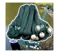 16.4-49.2' Length 2 M Depth Polyethylene Drag Nets Beach Seine Bait Fish, Throw Sinker Nets with Floats for Seining Minnows(H9.8Ft L32.8Ft 2F)