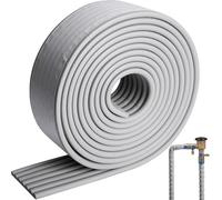 16.4 Ft x 3.2 Inch Pipe Wrap Insulation Tape - Pipe Insulation Lagging Wrap - Grey Foam Adhesive Wrap Cover for Outdoor Indoor Cold Hot Water Pipes,Winter Freeze Protection,Reduce Heat Loss