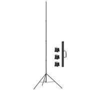16.4' Heavy Duty Light Stand Photography, Sdfghj 16.4ft/197inch Spring Cushioned Tall Sky High Tripod for Video Camera Filming Sports Games Photography, Soft Boxes, Speed Light, Strobe, Umbrellas
