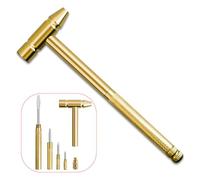 16.4cm 6-in-1 Emergency Hammer, Hidden Glass Breaker, Integrated Screwdriver, Alloy Steel Multi-Tool for Car & Home