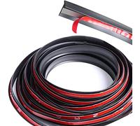 16.4FT 5M T-Shape Rubber Seal Strip Weatherstrip Universal Self Adhesive Auto Weather Draft for Car Windshield Edge Moulding Sealing Soundproof T-Type Protector Trim (10 * 8mm)