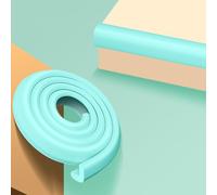16.4ft Edge Protector For Baby, Odorless & Waterproof Edge Protector, Soft NBR Rubber Foam For Different Size Furniture(Green,5m)