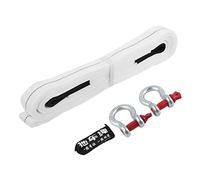 16.4ft Tow Cable with Steel U - Shaped Hooks, Heavy Duty 6 Tons Towing Strap for Car Van Trailer, 5M Emergency Tow Rope with Storage Bag for Automobiles and Agricultural