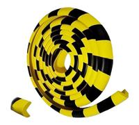 16.4ft Wall Bumper Guard, Black and Yellow Corner Protectors, Self-Adhesive Foam Edge Padding, Parking Assist Walls Equipment Dangerous Area(Yellow+Black)