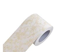 16.4ft Wall Edging Strip Self Adhesive Wallpaper Border Wall Border Decor, PVC Wall Panels Peel off and Stick Ceiling Border Door Frame Waist Line Interior Decoration (Color : Lucky flower, Size : 8