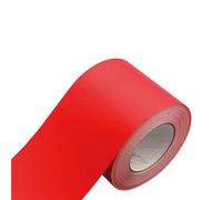 16.4ft Wall Edging Strip Self Adhesive Wallpaper Border Wall Border Decor, PVC Wall Panels Peel off and Stick Ceiling Border Door Frame Waist Line Interior Decoration (Color : Matte red, Size : 30cm