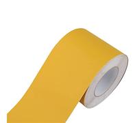 16.4ft Wall Edging Strip Self Adhesive Wallpaper Border Wall Border Decor, PVC Wall Panels Peel off and Stick Ceiling Border Door Frame Waist Line Interior Decoration (Color : Yellow matte, Size : 8