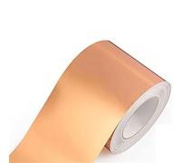 16.4ft Wall Edging Strip Self Adhesive Wallpaper Border Wall Border Decor, PVC Wall Panels Peel off and Stick Ceiling Border Door Frame Waist Line Interior Decoration (Color : Mirror rose gold, Size