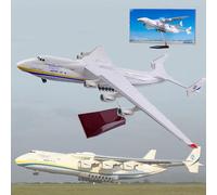 16.5 Inch 1: 200 Scale Model Jet Airplane ANTONOV AN-225 Airplane Model Diecast Transport Aircraft Model for Collection Or Gift Ornament