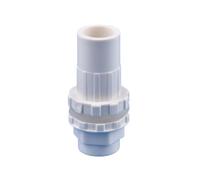 16~50mm White PVC Aquarium Drain Joint 90° Elbow Drainage Connector