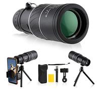 16×52 Monocular Binoculars, Handheld Double Adjusting HD Monocular Telescope With Mobile Phone Holder Tripod For Observing Terrain Animals Sightseeing Bird Watching