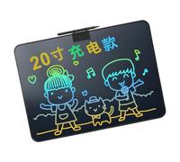 16.5Inch LCD Drawing Board for Children, Rechargeable & Portable Writing Tablet with Erase Button, Doodling Art Rechargeable Drawing Board Children