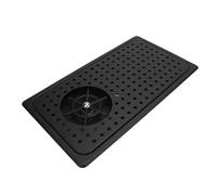 16.7 X 9.1in Drop In Glass Rinser, Stainless Steel Glass Rinser Cup Washer with Drain Tray, Sturdy Automatic Cup Washer for Wine Glasses, Beer Glasses, Coffee Cups
