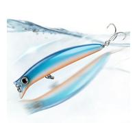 16.7g Sinking Minnow Lure 110mm Length Optimized for Far Casting and Deep Water Targeting of Pike Perch and Similar Gamefish (F)