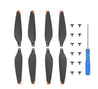 16 8pcs Carbon Fiber Propellers Compatible With Drone Models 4 Pro Light Weight Wing Fans Aftermarket Replacement(8PCS Black)