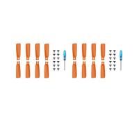 16-8PCS Propellers Lightweight Silent Wing PC Drone Propellers Colored Prop Blades Screw Wings Fit For Flip 4022F Accessories(Orange 16PCS)