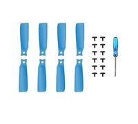 16-8PCS Propellers Lightweight Silent Wing PC Drone Propellers Colored Prop Blades Screw Wings Fit For Flip 4022F Accessories(Blue 8PCS)