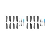 16-8PCS Propellers Lightweight Silent Wing PC Drone Propellers Colored Prop Blades Screw Wings Fit For Flip 4022F Accessories(Black 16PCS)