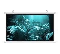 16:9 HD Portable Projector Screen, Manual Pull Down Projector Movie Screen, for Home Theater Cinema Office Game(50in(111x62cm))