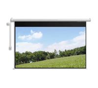 16:9 Projection Screen Matte Fabric Fiber Glass Electric Motorized Screen With Remote Control For Home Theater