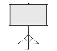 16:9 Tripod Projector Screen, Projection Screen with Stand 60-72 inch, Lightweight Pop-Up Matte White Projector Surface With Stand for Home Theatre, Travel, Classrooms, Offices(16:9 72in)